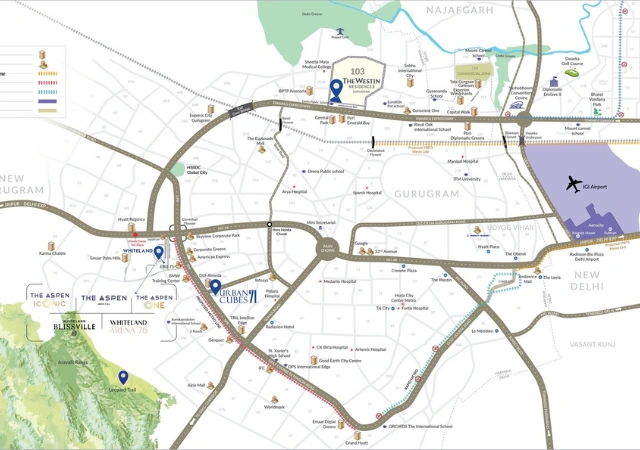 Whiteland The Westin Project Location